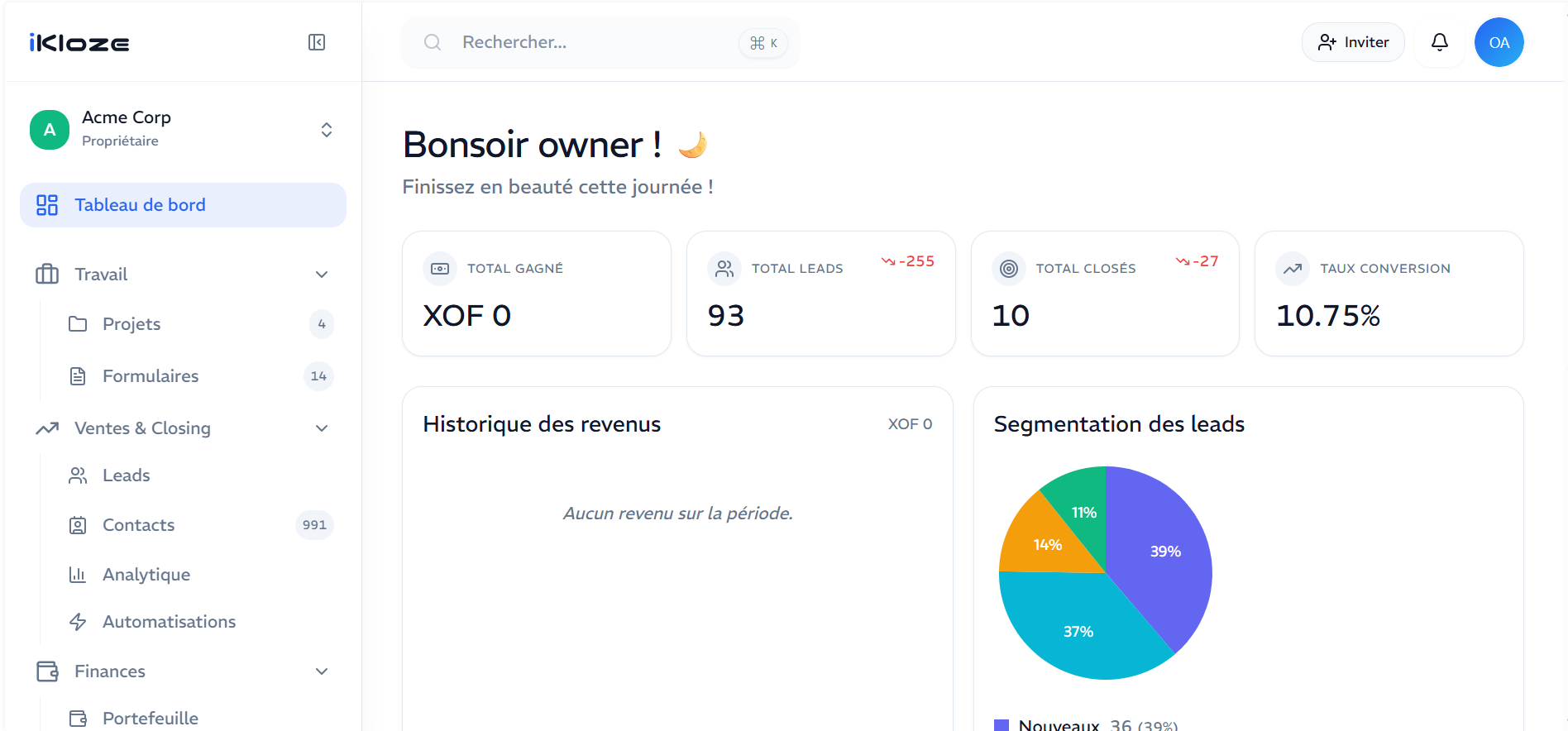 dashboard